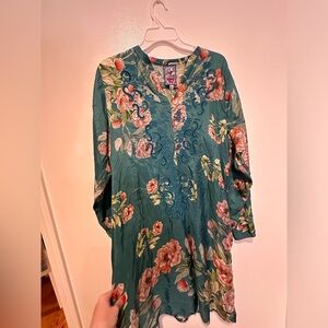 Beautiful johnny was dress floral